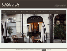 Tablet Screenshot of casellarestaurante.com